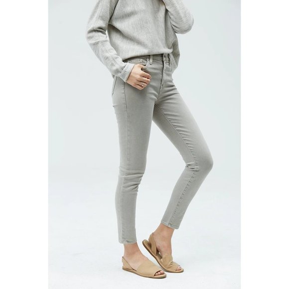 baldwin Denim - Baldwin the Rivington Skinny Crop Double Ripped